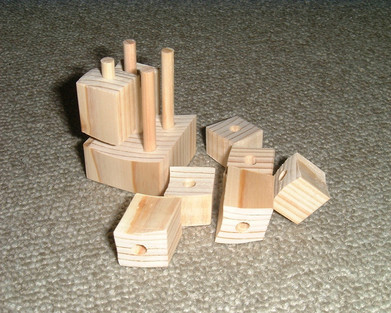 立体木目パズル