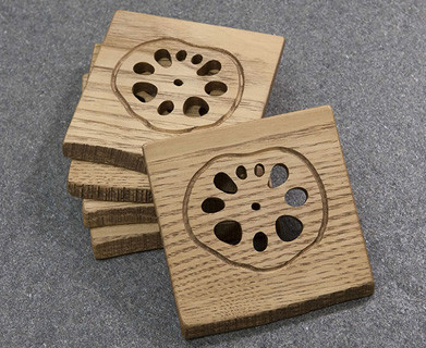 栗のコースター（5枚1組）